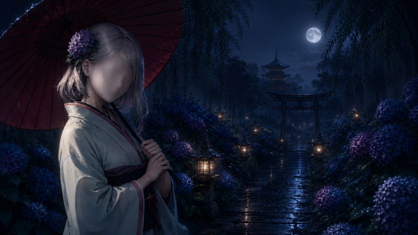 のっぺらぼう|灯りの下の白い顔【日本の妖怪の話】