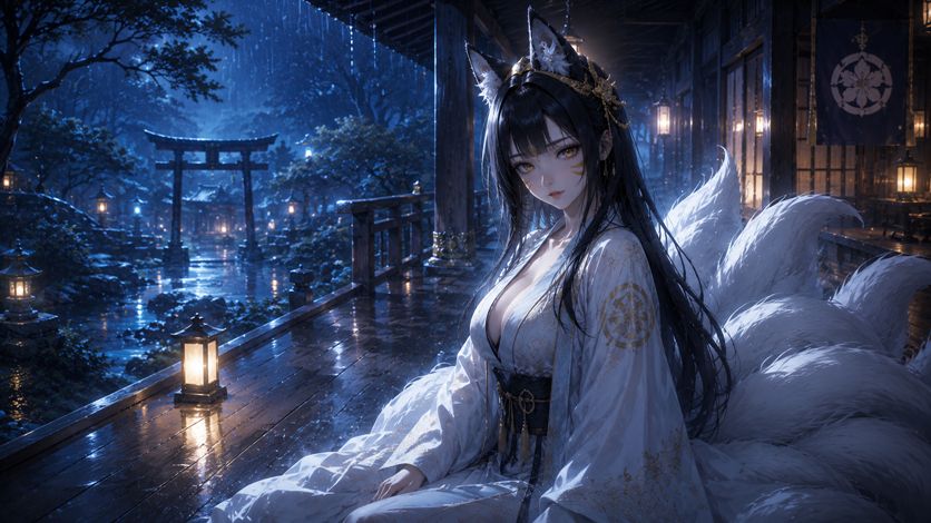 天狐｜石の戻る社【日本の妖怪の話】