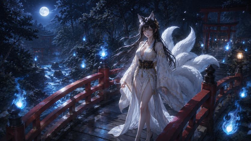 天狐|石の戻る社【日本の妖怪の話】