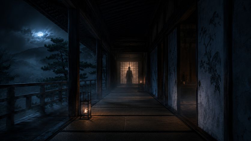 影法師|障子に残る影