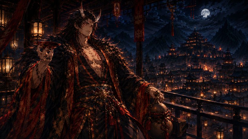 酒呑童子|首だけの鬼