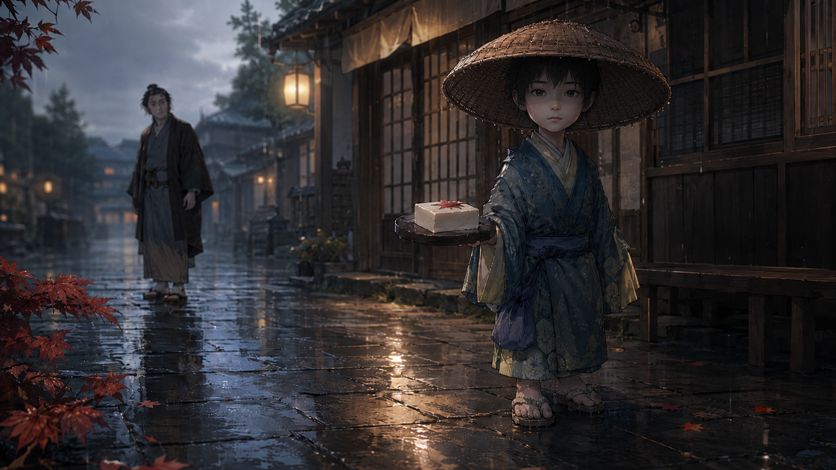 豆腐小僧｜雨の豆腐【日本の妖怪の話】