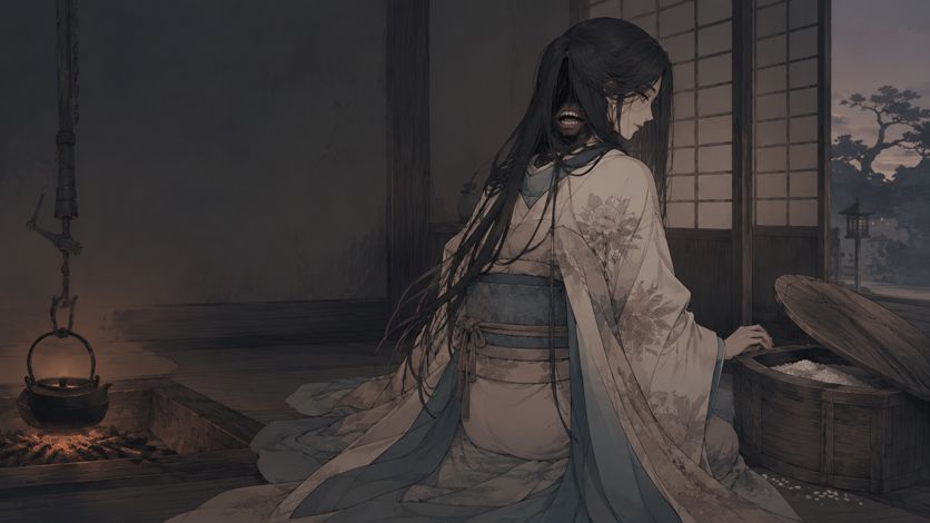 ふたくち女｜食わぬ女房【日本の妖怪の話】