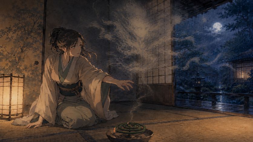 煙々羅|蚊遣りの横顔